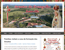 Tablet Screenshot of joinville.blog.arautos.org