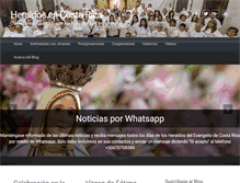 Tablet Screenshot of costarica.blog.arautos.org