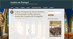 Desktop Screenshot of portugal.blog.arautos.org
