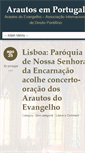 Mobile Screenshot of portugal.blog.arautos.org